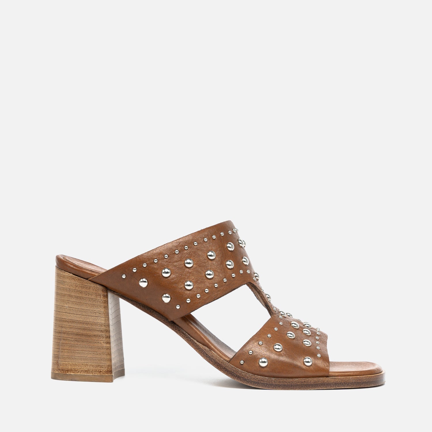 Angelica | Model 3787 sabot-style sandals tan