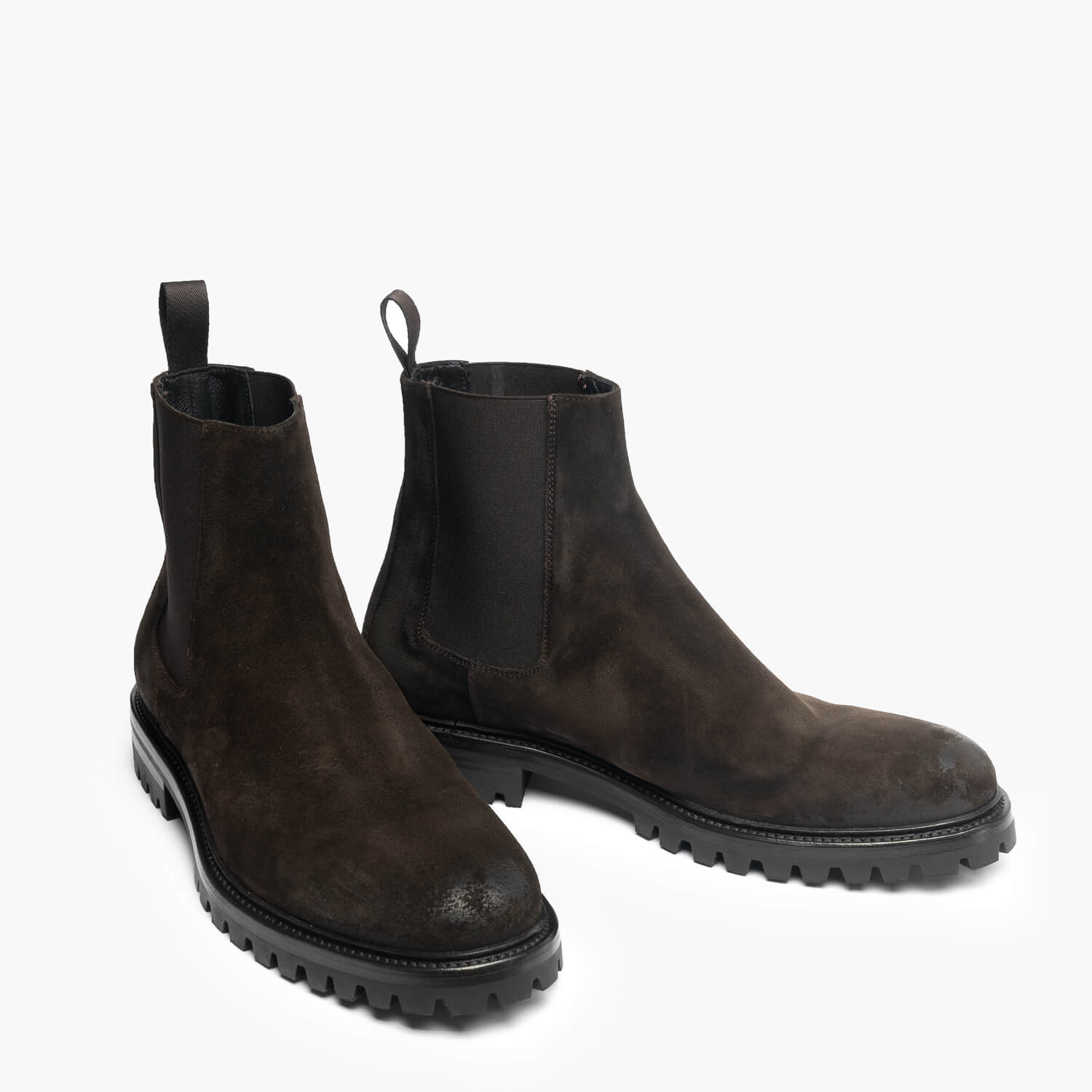 Gabriele | Men's Chelsea boots in oiled suede