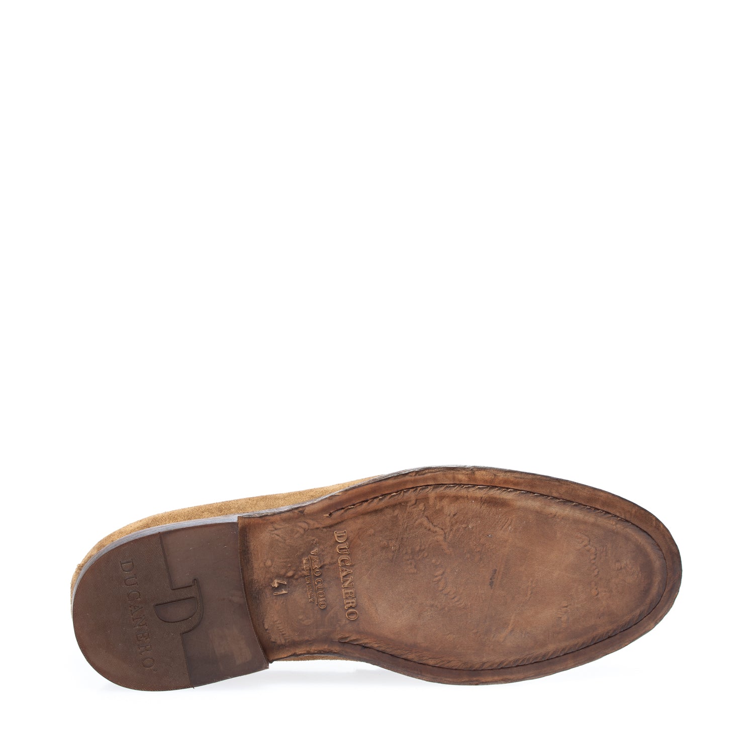 2654 mocassino con nappine crosta birra