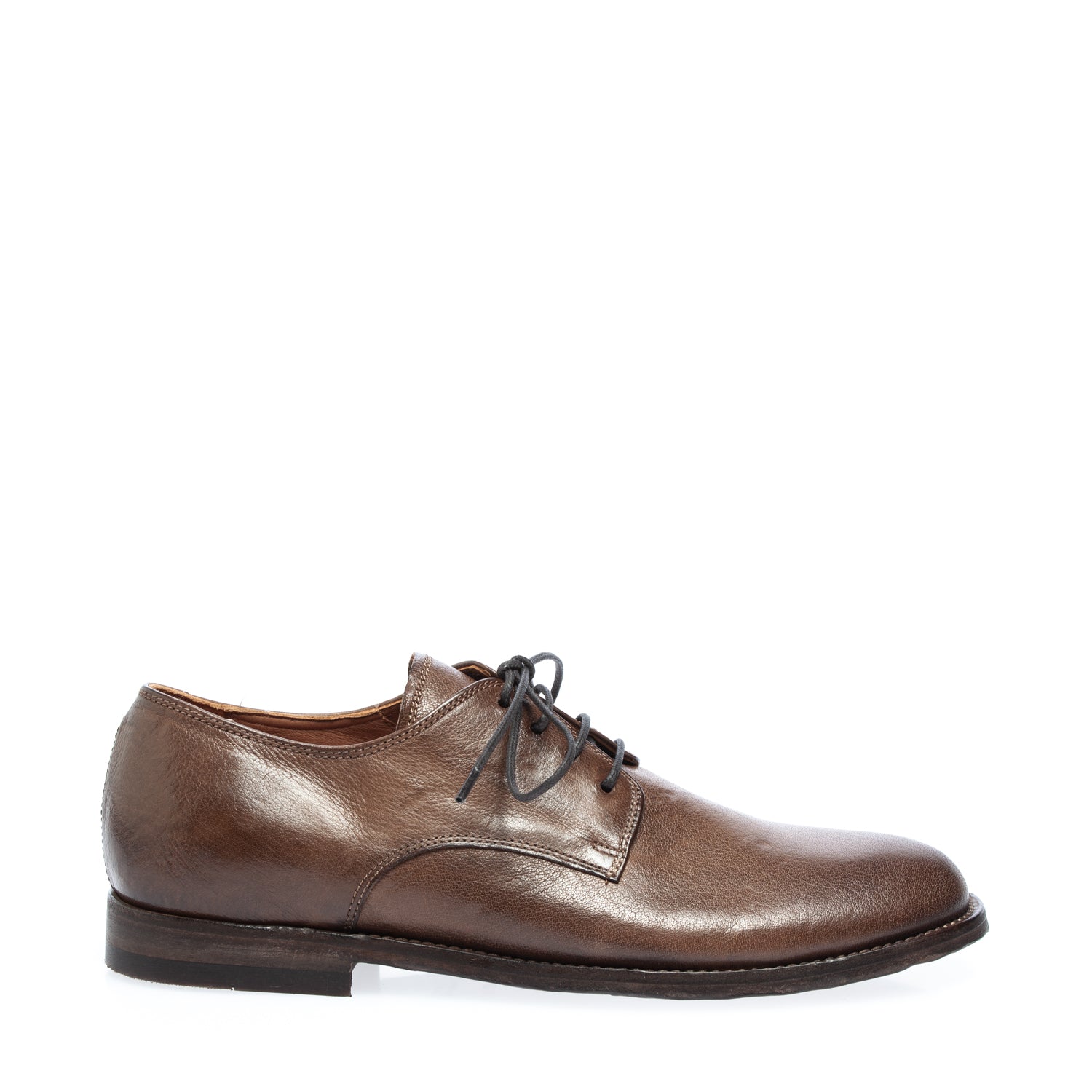 2710 scarpa allacciata bufalo marrone 208 (colorata a mano)