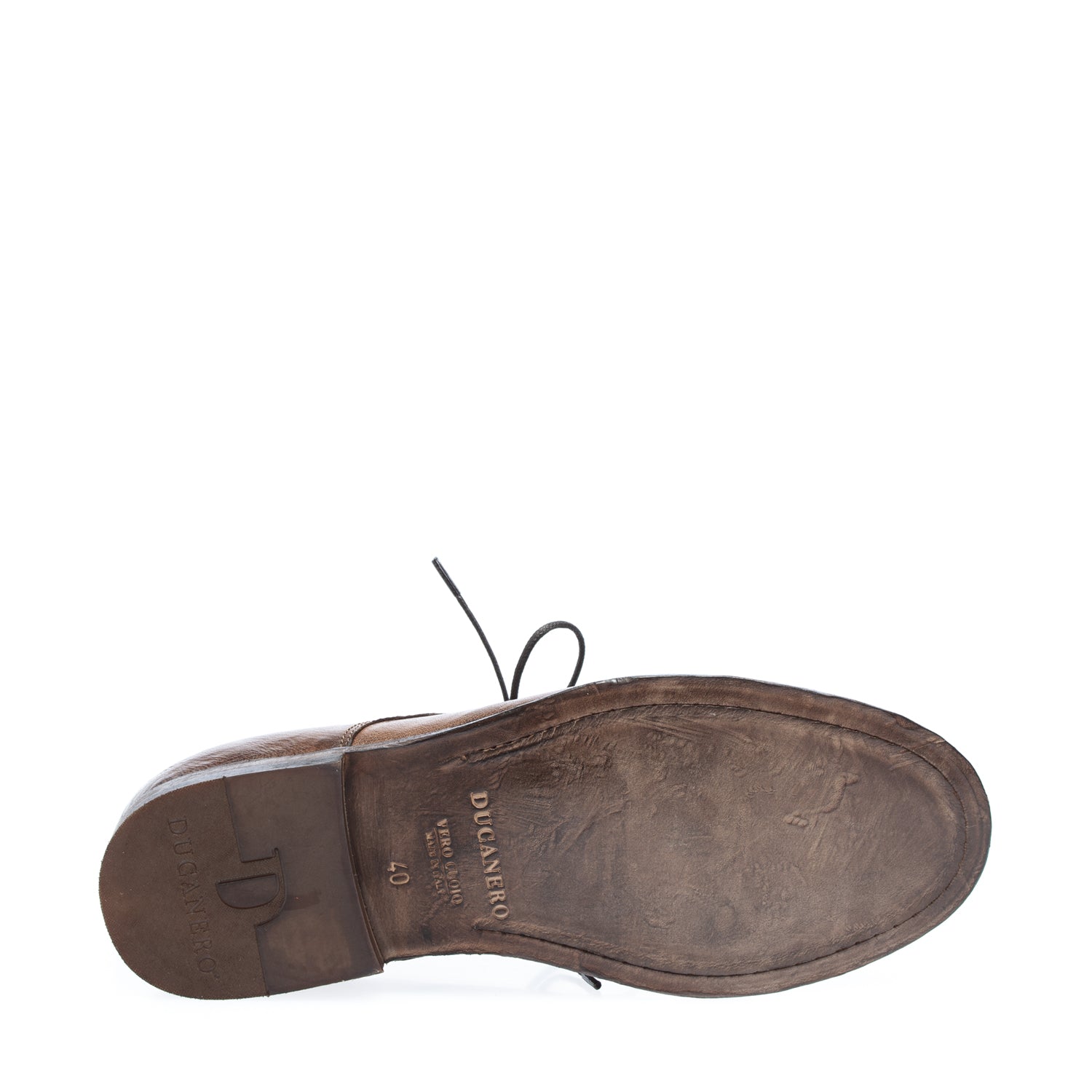 2710 scarpa allacciata bufalo cuoio 208 (colorata a mano)