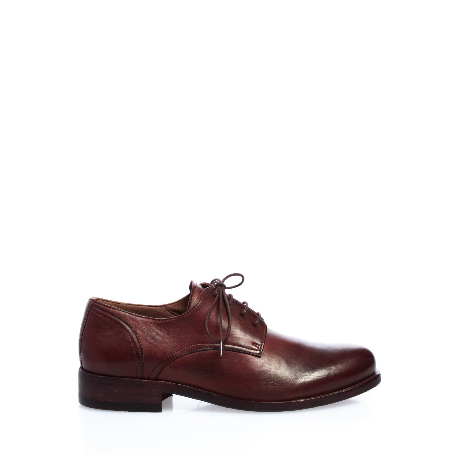 3603 scarpa allacciata vitello bordeaux 592 (colorata a mano)
