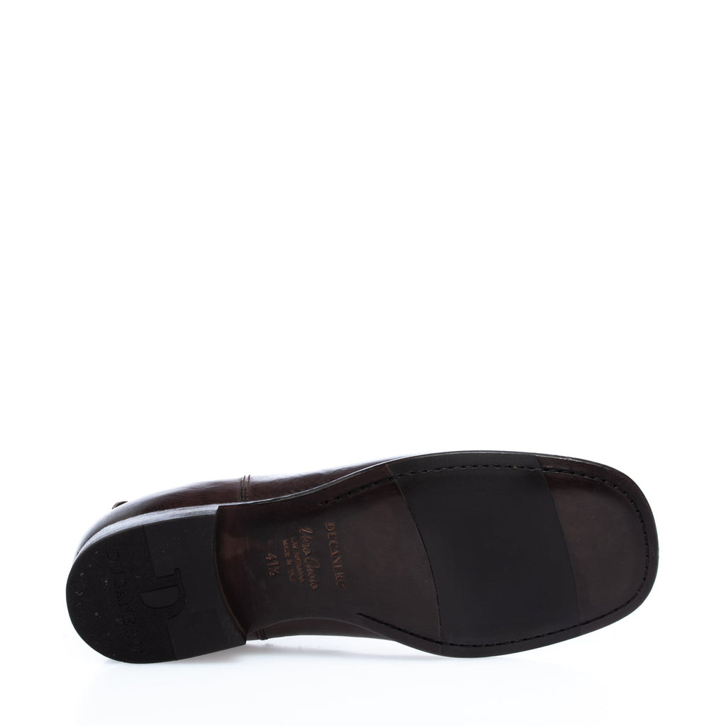 2740 stivaletto doppio elastico vitello marrone 778 (colorato a mano)