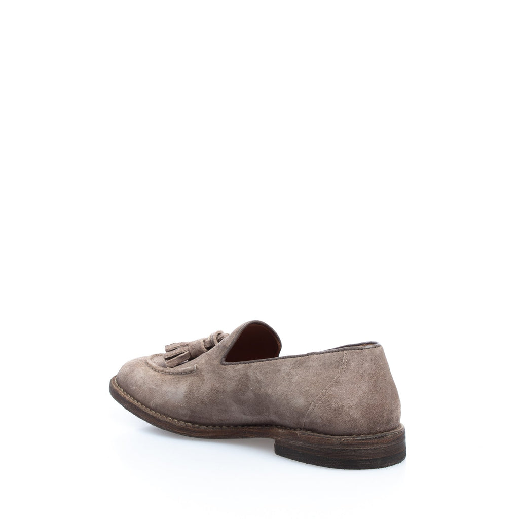 3649 mocassino con nappine crosta tramp